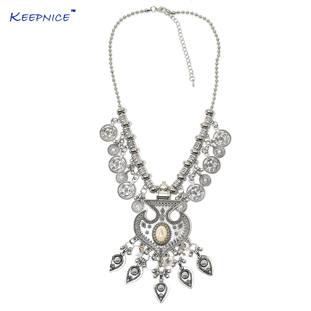 New Heavy metal Statement Gypsy Ethnic Vintage Antique Silver pendants Maxi Necklace Choker Necklace
New Heavy metal Statement Gypsy Ethnic Vintage Antique Silver pendants Maxi Necklace Choker Necklace