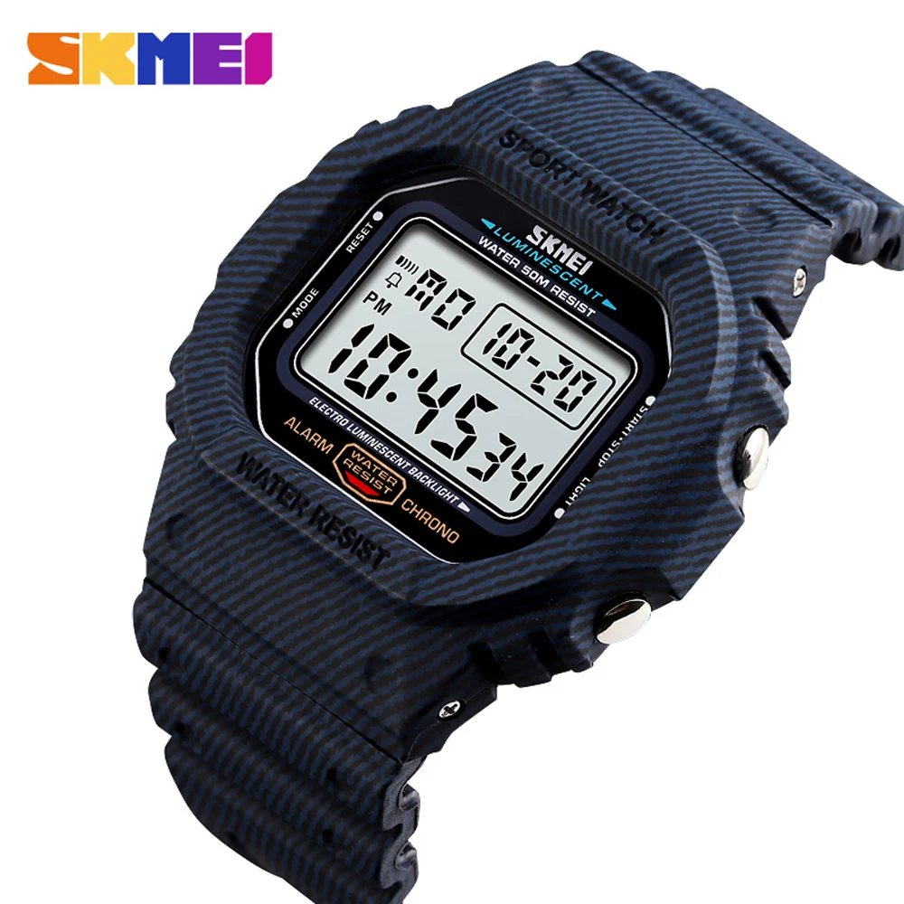 SKMEI Fashion Sport Watch Men Outdoor Chronograph Waterproof Clock Luxury Electronic Digital Military Wristwatches Reloj Hombre
SKMEI Fashion Sport Watch Men Outdoor Chronograph Waterproof Clock Luxury Electronic Digital Military Wristwatches Reloj Hombre