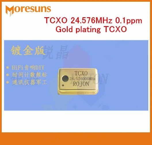 Free Ship High precision Temperature-compensation Crystal Oscillator TCXO 24.576MHz 0.1ppm gold plating TCXO
Free Ship High precision Temperature-compensation Crystal Oscillator TCXO 24.576MHz 0.1ppm gold plating TCXO