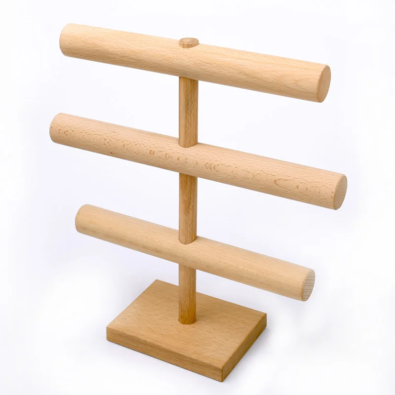 3 Layer Bracelets Display Holder Wood Bracelets Pendant Necklace Display Holder Wood Jewelry Display Stand
3 Layer Bracelets Display Holder Wood Bracelets Pendant Necklace Display Holder Wood Jewelry Display Stand
