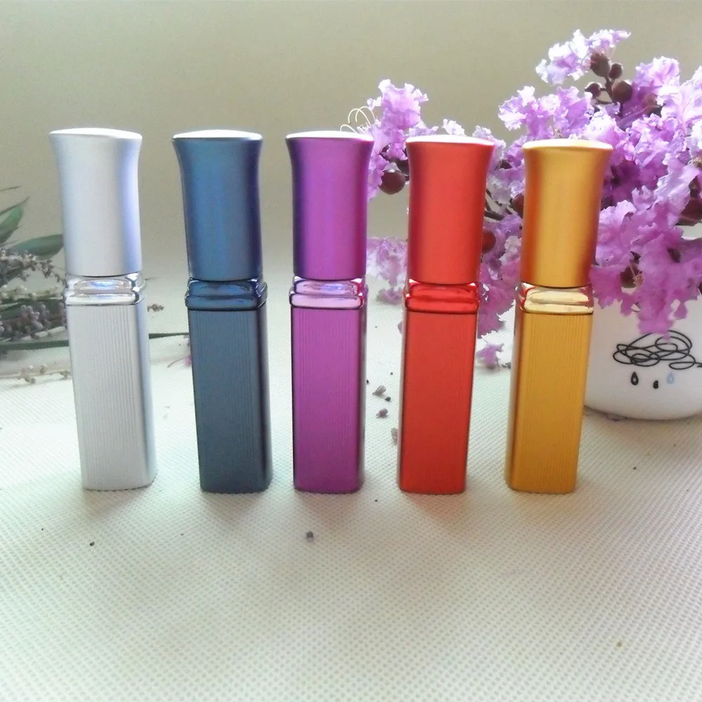 Portable 6ML Aluminum Tube Perfume Glass Bottle Empty Lipstick Perfume Nozzle Bottle 10PCS/LOT
Portable 6ML Aluminum Tube Perfume Glass Bottle Empty Lipstick Perfume Nozzle Bottle 10PCS/LOT