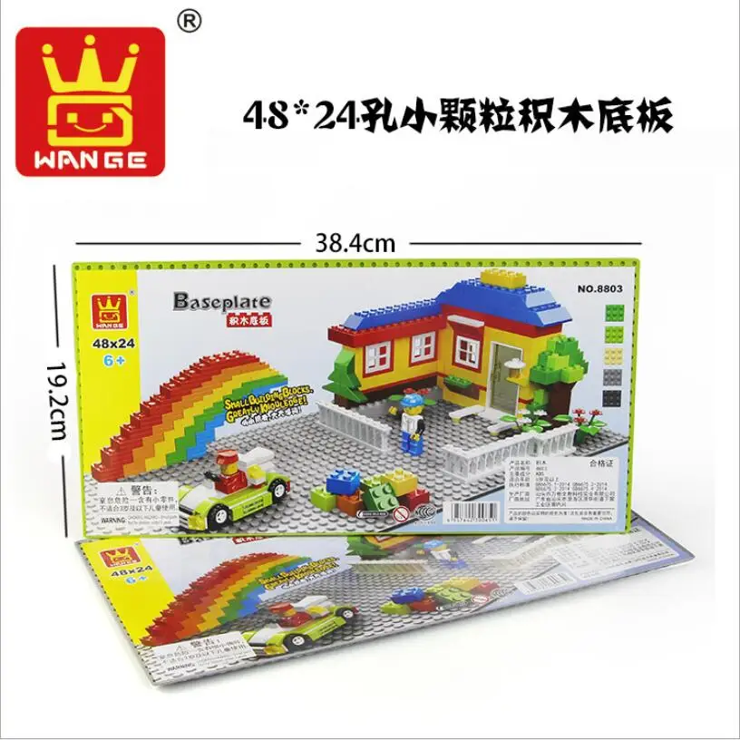 Wange 8803 блоки базовые пластины 48*24 частицы строительные опорные плиты совместимы с