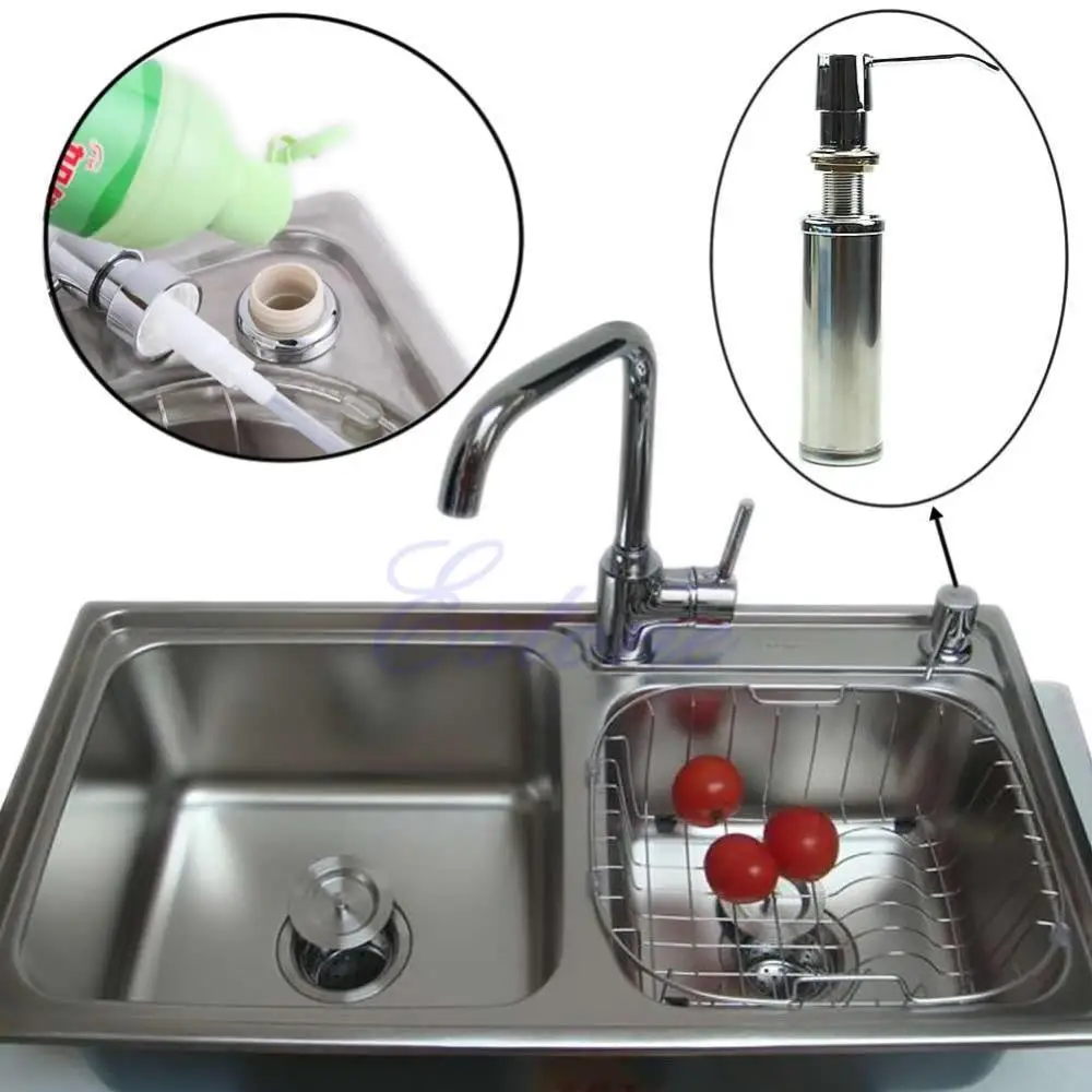 350ML Soap Dispenser Kitchen Bathroom Sink Faucet Shampoo Shower Lotion Pump New
350ML Soap Dispenser Kitchen Bathroom Sink Faucet Shampoo Shower Lotion Pump New