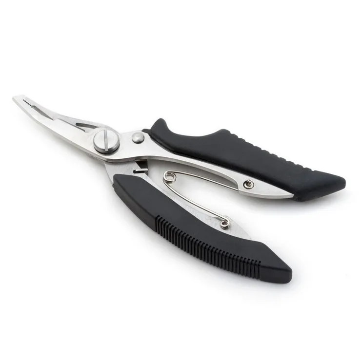 Lure Plier Stainless Steel Fishing Plier Lure Scissor With Curve Braid Line Cutter Hook Remover Fishing Tackle Tool With Bag
Lure Plier Stainless Steel Fishing Plier Lure Scissor With Curve Braid Line Cutter Hook Remover Fishing Tackle Tool With Bag