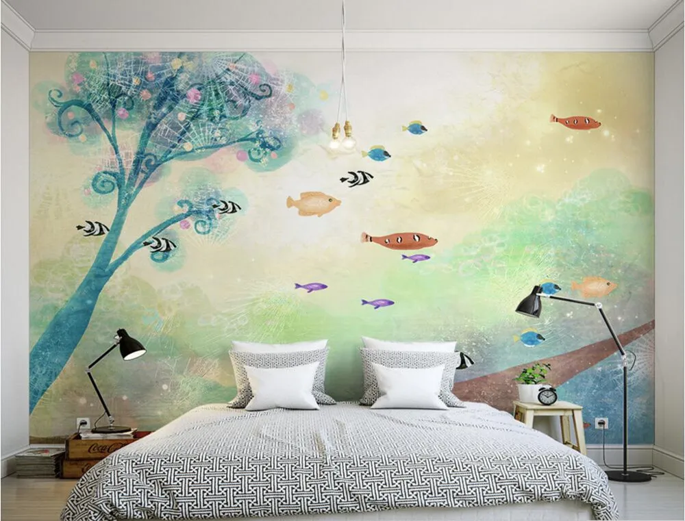 Custom 3D murals,Children's room romantic tree papel de parede, coffee shop living room sofa TV wall Theme Room wallpaper
Custom 3D murals,Children's room romantic tree papel de parede, coffee shop living room sofa TV wall Theme Room wallpaper