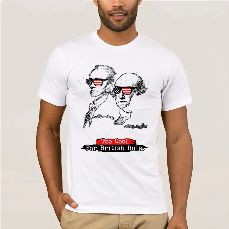 Hot men's fun casual print T-shirt Trending Too Cool For British Rule. Washington Funny Top Men's T-shirt
Hot men's fun casual print T-shirt Trending Too Cool For British Rule. Washington Funny Top Men's T-shirt