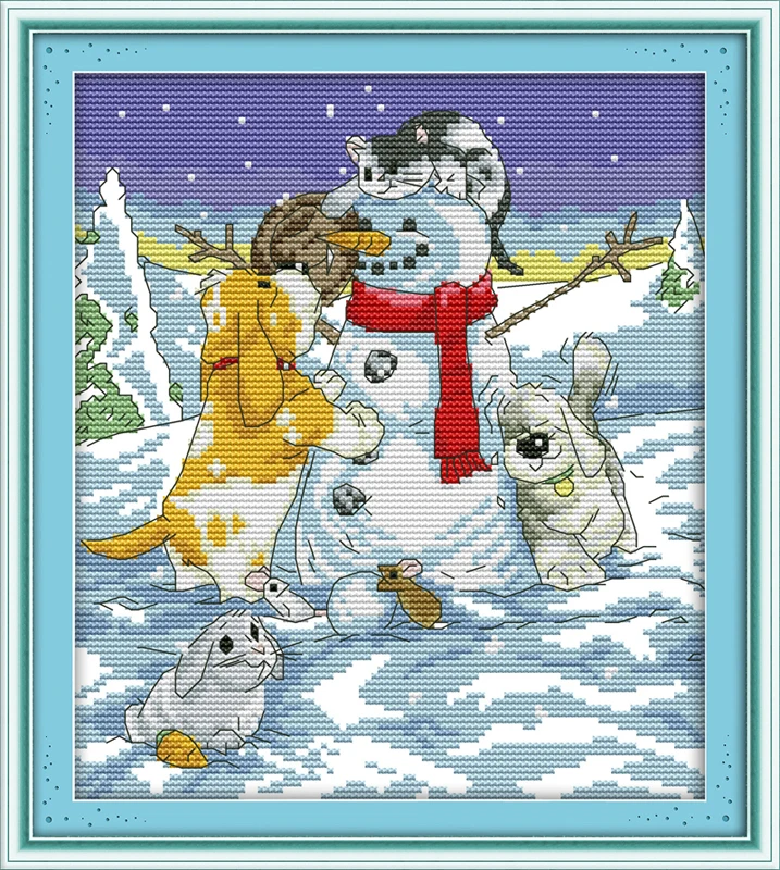 Christmas partners cross stitch kit winter snow 14ct 11ct count print canvas stitches embroidery DIY handmade needlework plus
Christmas partners cross stitch kit winter snow 14ct 11ct count print canvas stitches embroidery DIY handmade needlework plus