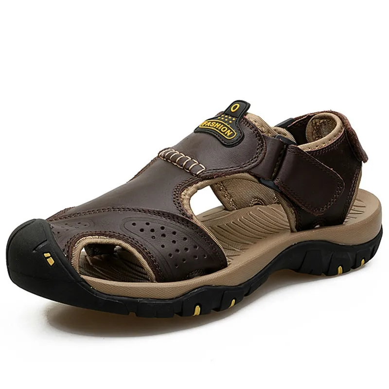 Dropshiping Men Summer Sandals Genuine Leather Casual Shoes Man Roman Style Beach Sandals Brand Men Summer Shoes Big Size 39-46
Dropshiping Men Summer Sandals Genuine Leather Casual Shoes Man Roman Style Beach Sandals Brand Men Summer Shoes Big Size 39-46