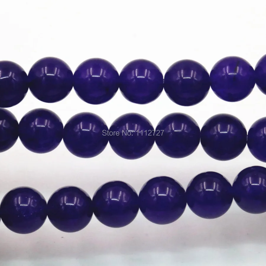 

4 6 8 10 12mm Chalcedony Accessory Crafts Jewelry Making Ornaments Mauve Stones DIY Loose Round Beads 15inch Women Girls Gifts