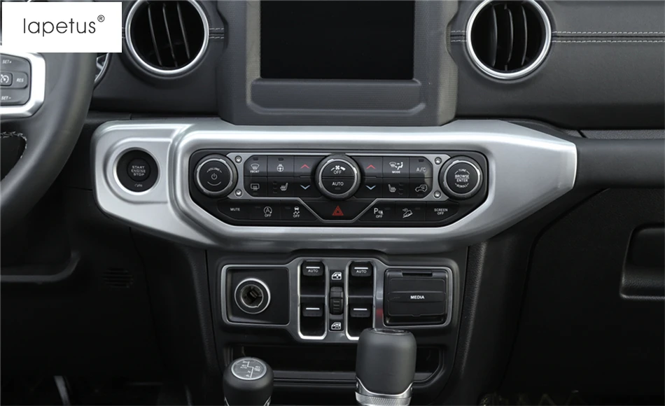 Lapetus Accessories Fit For Jeep Wrangler JL 2018 - 2020 Dashboard Multimedia Air Condition AC Knob Frame Molding Cover Kit Trim
Lapetus Accessories Fit For Jeep Wrangler JL 2018 - 2020 Dashboard Multimedia Air Condition AC Knob Frame Molding Cover Kit Trim