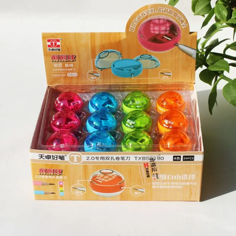 Cute Mini 2.0mm Pencil Sharpener Double Hole School Office Supply Stationery Kids Gift
Cute Mini 2.0mm Pencil Sharpener Double Hole School Office Supply Stationery Kids Gift