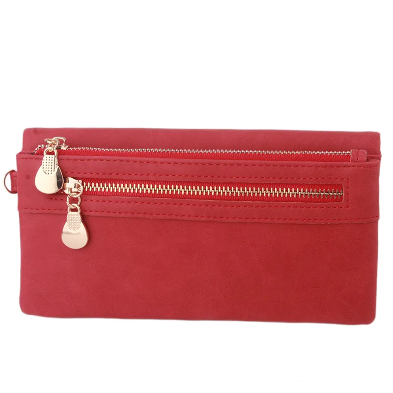 Fashion Women Wallets Dull Polish Leather Wallet Double Zipper Day Wristband Wallet Ladies Clutch Purse Card Holder Billetera
Fashion Women Wallets Dull Polish Leather Wallet Double Zipper Day Wristband Wallet Ladies Clutch Purse Card Holder Billetera