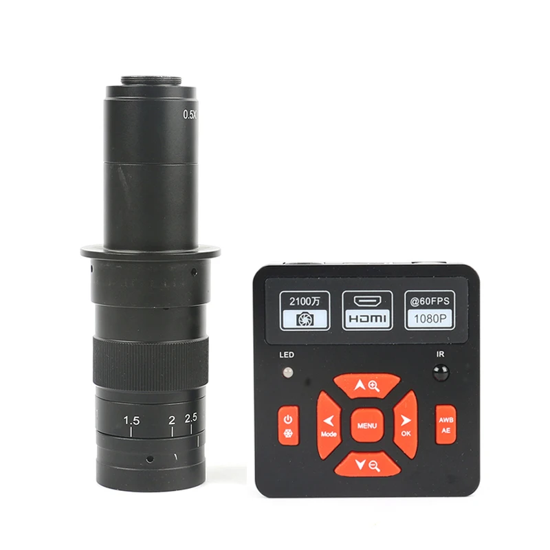 21MP 1080p Промышленная камера-микроскоп HDMI 1/2.33 "60F/S + 130X/180X C-Mount Lens для ремонта мобильного компьютера
21MP 1080p Промышленная камера-микроскоп HDMI 1/2.33 "60F/S + 130X/180X C-Mount Lens для ремонта мобильного компьютера