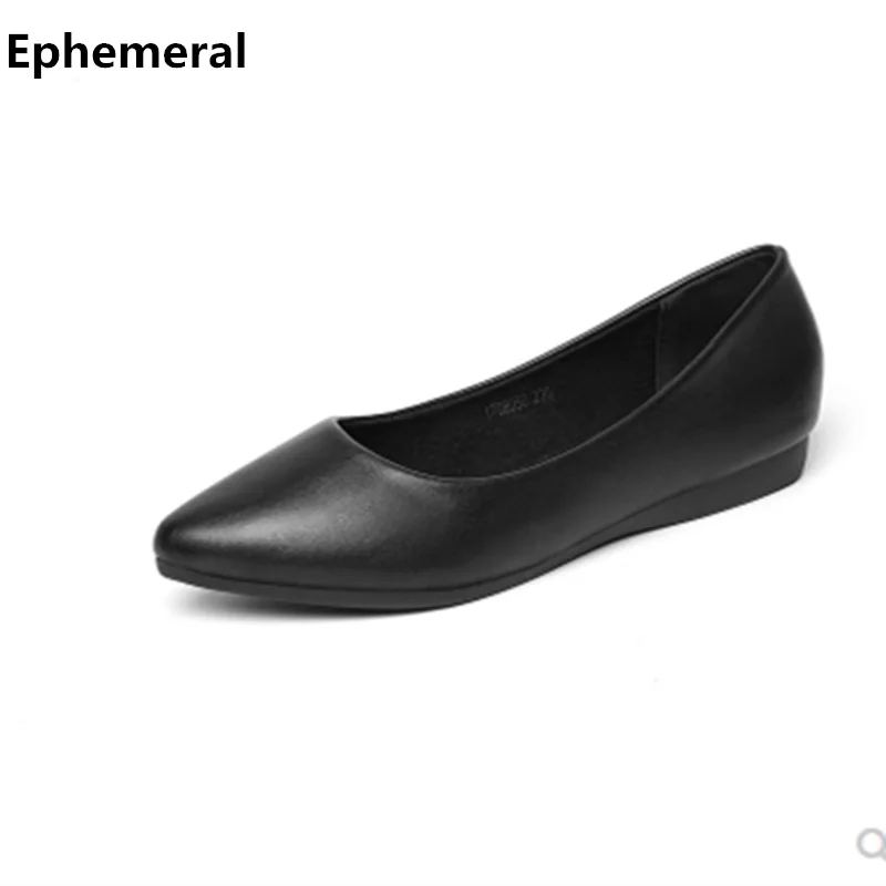 Mujer Mocasines/милые весенние туфли на плоской подошве с острым носком Дышащая обувь