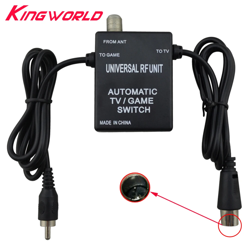 100pcs 3 in 1 Universal RF Unit Adapter Automatic TV Game Switch Cable for NES for SNES for SEGA Genesis 1
100pcs 3 in 1 Universal RF Unit Adapter Automatic TV Game Switch Cable for NES for SNES for SEGA Genesis 1