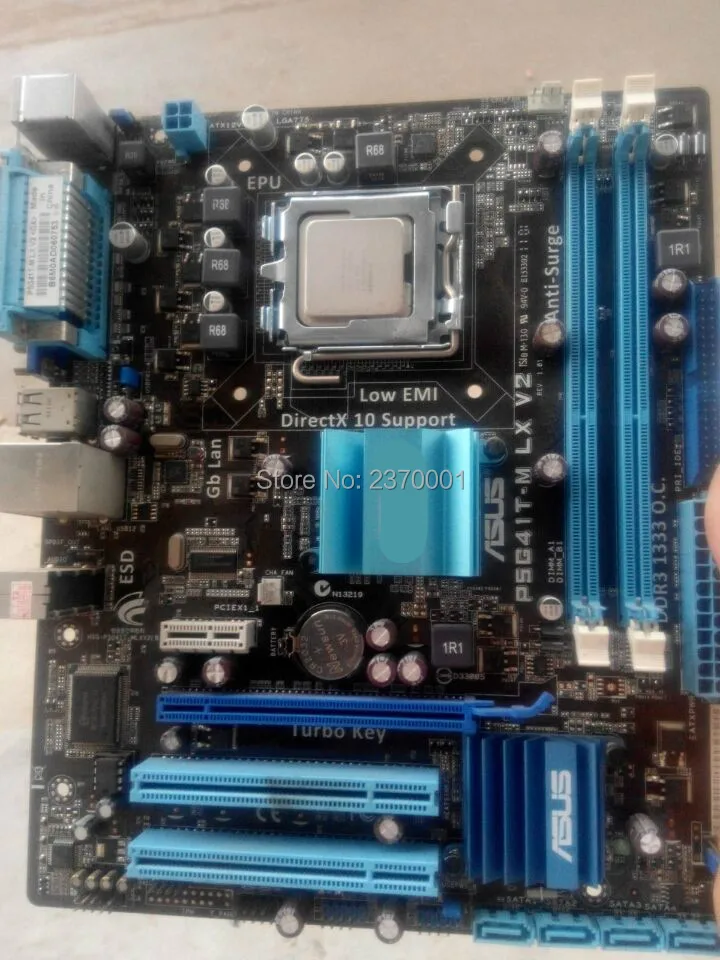 Asus P5G41T M LX V2 рабочего Материнская плата G41 разъем LGA 775 Q8200 Q8300 DDR3 8 г u ATX UEFI BIOS