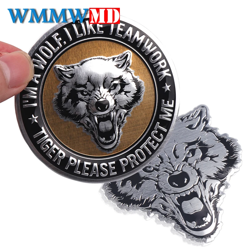 Car-Styling Wolf Head Sticker 3D Metal Car Motorcycle Logo Emblem Badge decoration Decals Auto Accessories
Car-Styling Wolf Head Sticker 3D Metal Car Motorcycle Logo Emblem Badge decoration Decals Auto Accessories