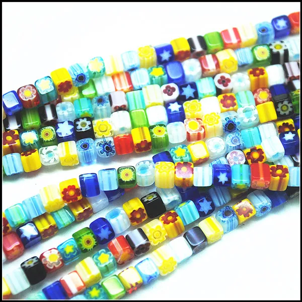 100pcs millefiori glass beads sqaure shape size 4x4mm loose glass beads strings diy beads accessories
100pcs millefiori glass beads sqaure shape size 4x4mm loose glass beads strings diy beads accessories