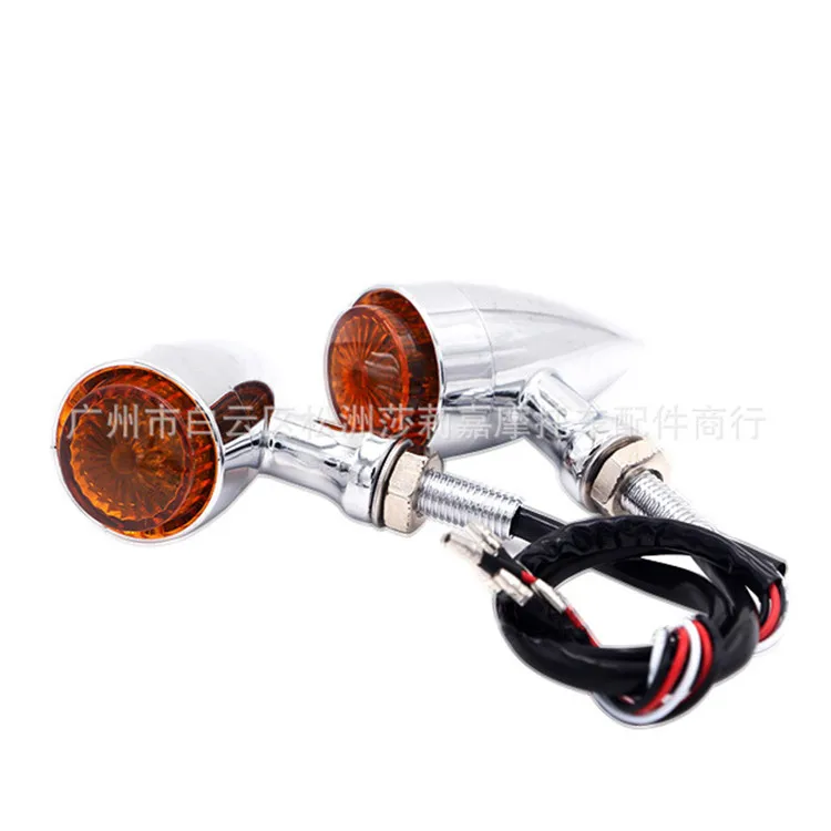 Universal Motorcycle Turn Signals Metal Motorbike Signal Lamp Creative Design for Suzuki Yamaha Kawasaki Suzuki Ducati Vespa
Universal Motorcycle Turn Signals Metal Motorbike Signal Lamp Creative Design for Suzuki Yamaha Kawasaki Suzuki Ducati Vespa