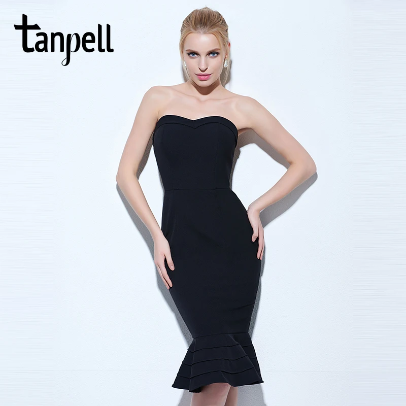 Tanpell strapless cocktail dress black sleeveless knee length mermaid gown women hourglass party formal short cocktail dresses
Tanpell strapless cocktail dress black sleeveless knee length mermaid gown women hourglass party formal short cocktail dresses