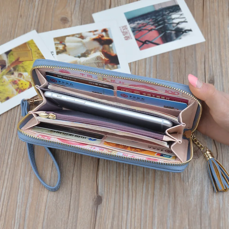 Fashion manual hold Ladies Zipper Purse Large Capacity Practical Hand Wallet Woman PU Leather Fashion Female Long Section Wallet
Fashion manual hold Ladies Zipper Purse Large Capacity Practical Hand Wallet Woman PU Leather Fashion Female Long Section Wallet