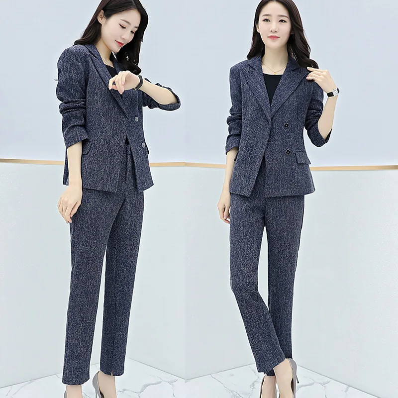 Women's suit 2019 two-piece summer new fashion loose shirt casual slim cropped trousers temperament wild women's clothing
Women's suit 2019 two-piece summer new fashion loose shirt casual slim cropped trousers temperament wild women's clothing