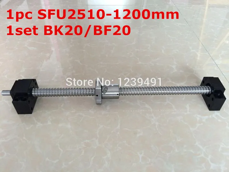SFU2510 - 1200 мм шариковый винт с концевой обработкой + BK20/BF20 Поддержка ЧПУ частей
SFU2510 - 1200 мм шариковый винт с концевой обработкой + BK20/BF20 Поддержка ЧПУ частей