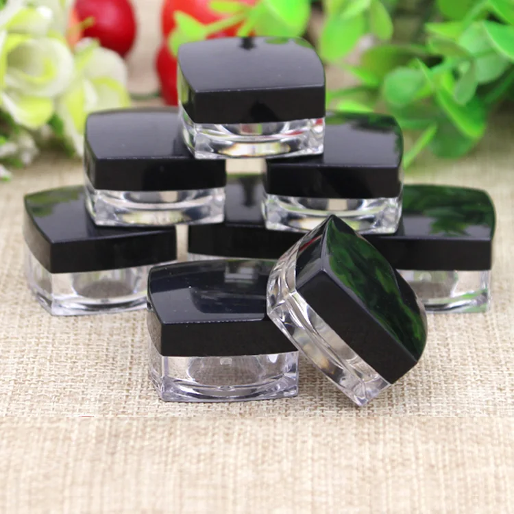 10pcs/lot 3g 5g Empty Square Acrylic Skin Care Eye Face Cream Jar Pot Mini Sample Sack Cosmetic Container Refillable Bottle
10pcs/lot 3g 5g Empty Square Acrylic Skin Care Eye Face Cream Jar Pot Mini Sample Sack Cosmetic Container Refillable Bottle
