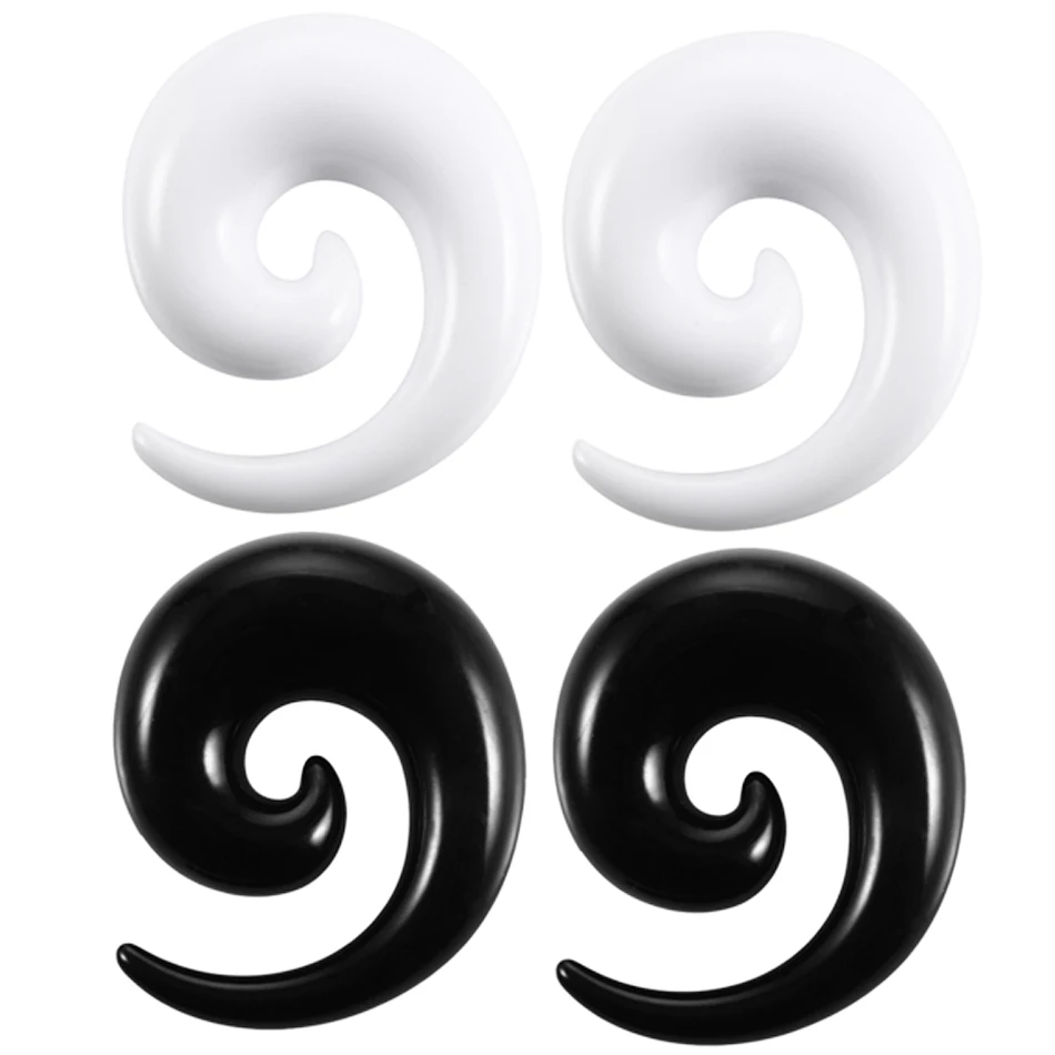 2pcs/lot Acrylic Spiral Ear Plugs and Tunnels Ear Gauges Ear Tapers Stretching Ear Expanders Piercings Body Piercings Jewelry
2pcs/lot Acrylic Spiral Ear Plugs and Tunnels Ear Gauges Ear Tapers Stretching Ear Expanders Piercings Body Piercings Jewelry