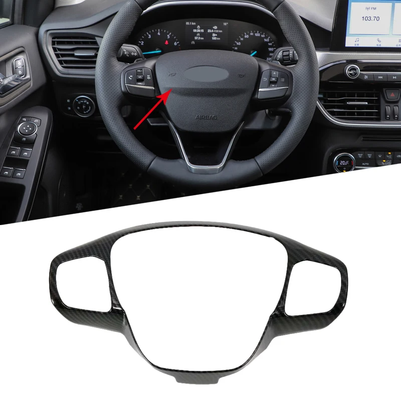 For Ford Focus Sedan/Hatchback 2019 1PC ABS Car Interior Steering Wheel Cover Trims Stickers Accessories Car Styling Moldings
For Ford Focus Sedan/Hatchback 2019 1PC ABS Car Interior Steering Wheel Cover Trims Stickers Accessories Car Styling Moldings