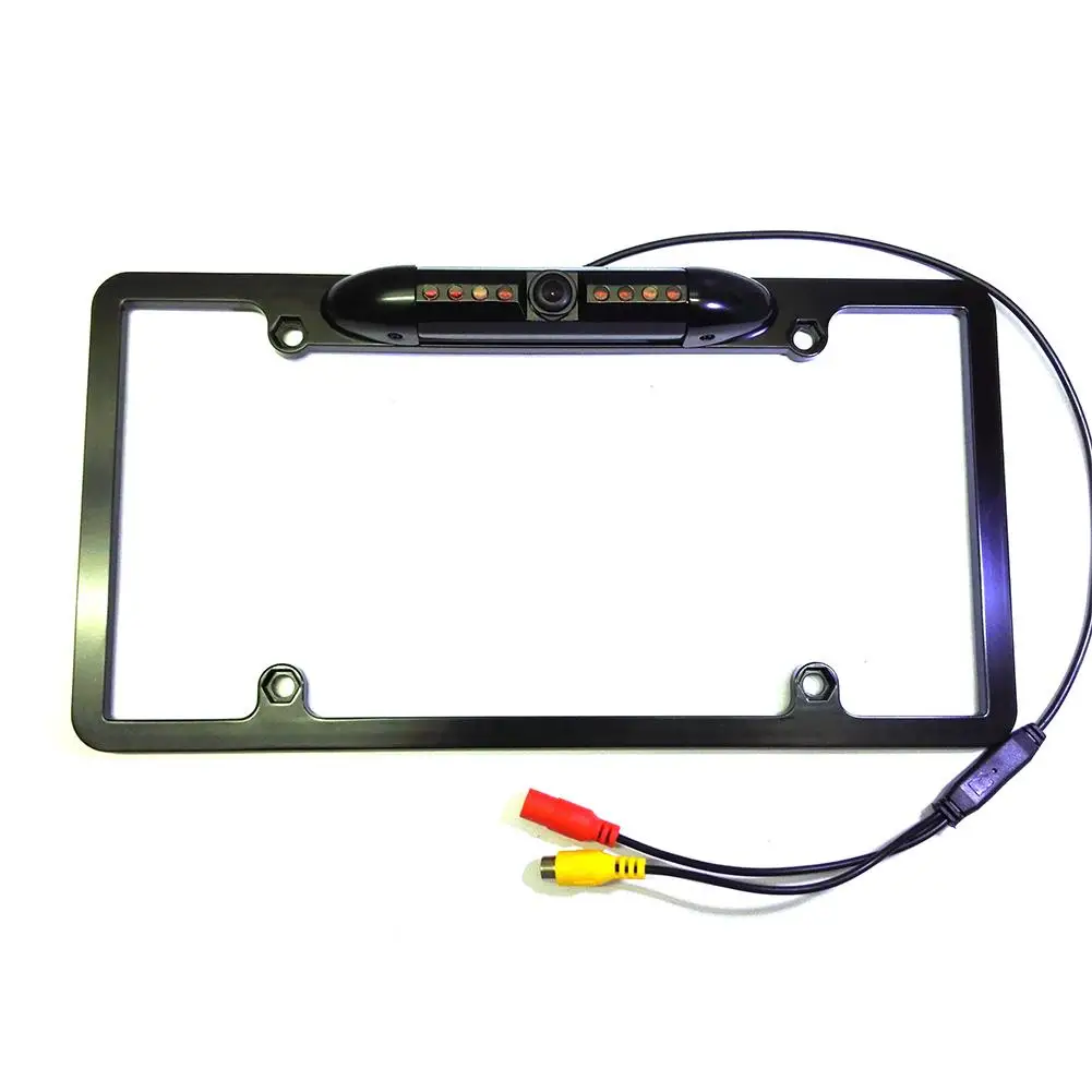 Black American License Plate Frame Car Camera HD Infrared Night Vision Frame License Plate Rear View Camera
Black American License Plate Frame Car Camera HD Infrared Night Vision Frame License Plate Rear View Camera