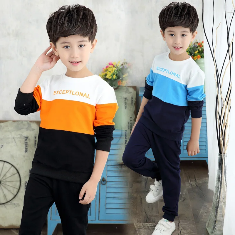 Baby boy clothes suit 2018 new boy letters spell color sweater + casual pants 2PC children's fashion sports suit
Baby boy clothes suit 2018 new boy letters spell color sweater + casual pants 2PC children's fashion sports suit