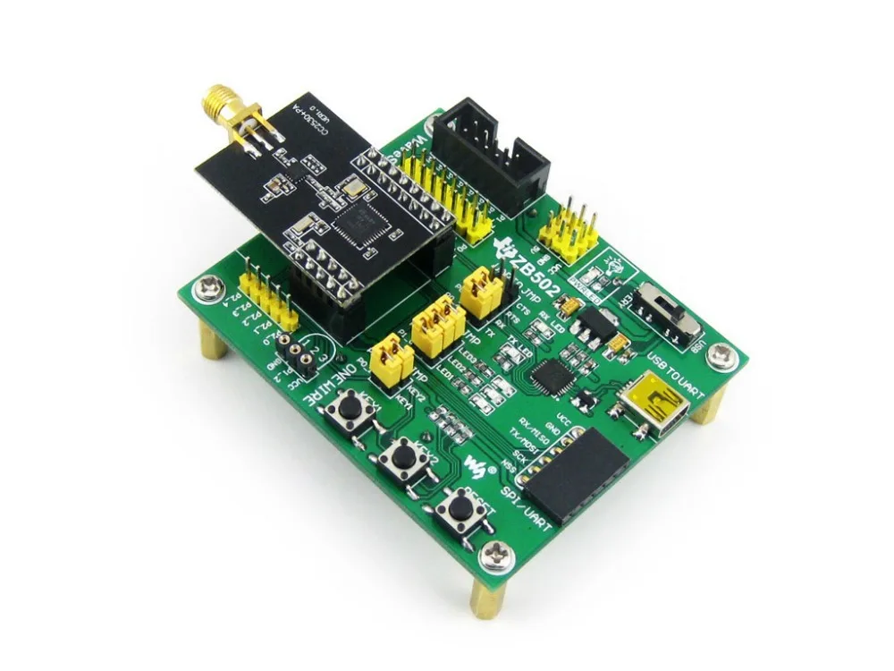 ZB502 ZigBee Wireless Expansion Motherboard for Connecting Zigbee Module CC2530 &Accessories with CP2102 on Board for Debugging
ZB502 ZigBee Wireless Expansion Motherboard for Connecting Zigbee Module CC2530 &Accessories with CP2102 on Board for Debugging