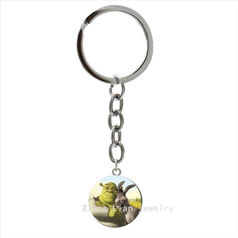 Interesting Nature wildlife animal Two Shrek key chain glass cabochon cute animal ring jewelry children's gift keychain NS466
Interesting Nature wildlife animal Two Shrek key chain glass cabochon cute animal ring jewelry children's gift keychain NS466