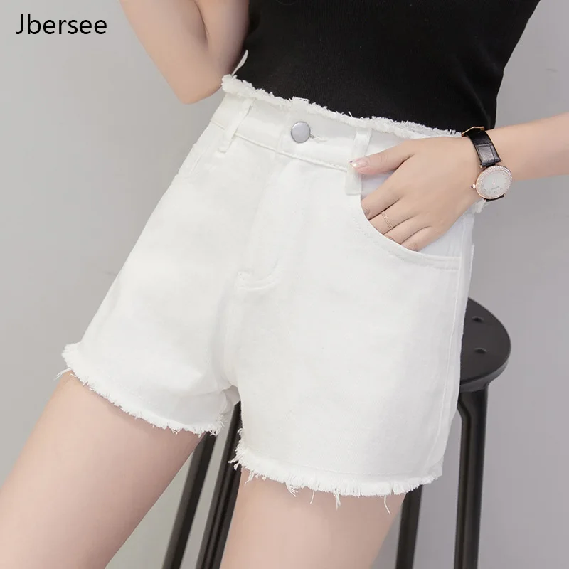 High Waist Denim Shorts Women Loose Fashion Casual Ladies Tassel Summer Short Jeans Sexy Booty Shorts for Woman White Black
High Waist Denim Shorts Women Loose Fashion Casual Ladies Tassel Summer Short Jeans Sexy Booty Shorts for Woman White Black