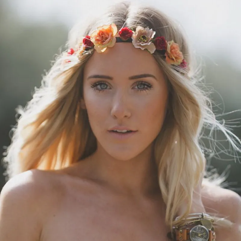 Women Lady Girls Bohemia Handmade Flower Crown Headband Wedding Wreath Bridal Headdress Hairband Accessories Hair S2017158
Women Lady Girls Bohemia Handmade Flower Crown Headband Wedding Wreath Bridal Headdress Hairband Accessories Hair S2017158