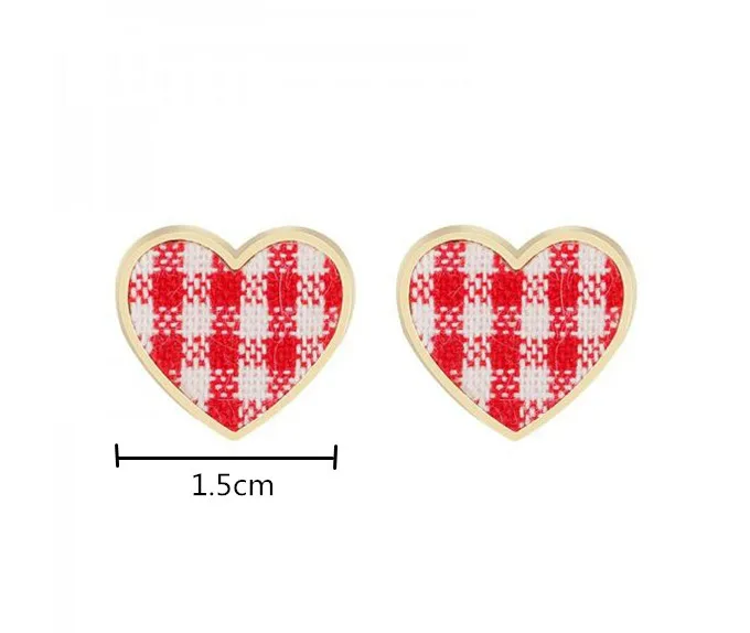 Autumn And Winter New Fashion Velvet Stud Earrings Houndstooth Round Button Plaid Earrings For Women Bijoux Fashion Jewelry Gift
Autumn And Winter New Fashion Velvet Stud Earrings Houndstooth Round Button Plaid Earrings For Women Bijoux Fashion Jewelry Gift