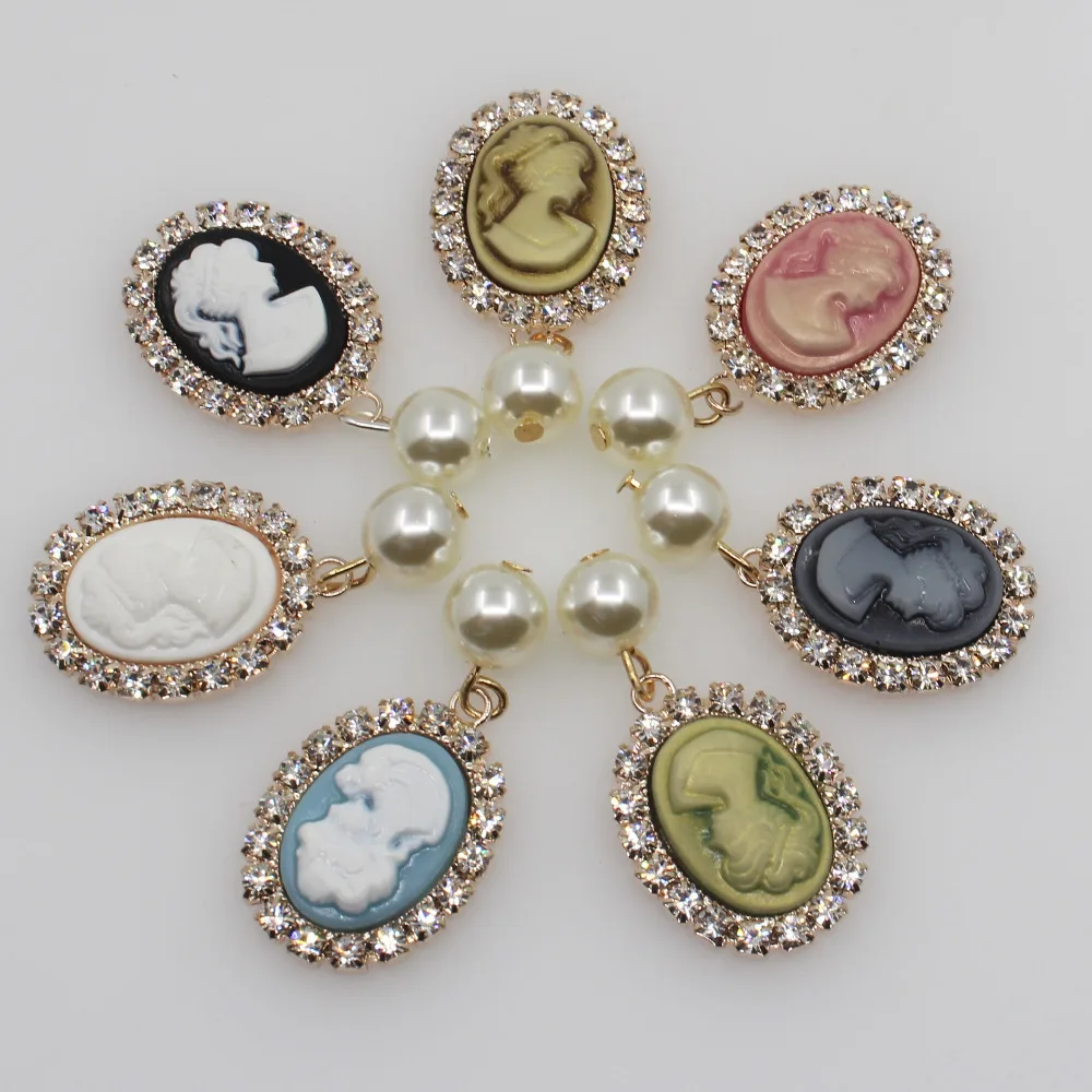 Golden 10pc 20*40MM charm beauty avatar resin wedding rhinestone pearl button clothingn Metal DIY hair flower craft supplies
Golden 10pc 20*40MM charm beauty avatar resin wedding rhinestone pearl button clothingn Metal DIY hair flower craft supplies