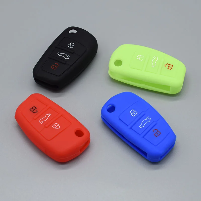 Silicone Rubber Car key Cover case protection for Audi A1 A2 A3 A4 A5 A6 A7 A8 Q5 Q7 R8 S6 S7 S8 SQ5 RS5 remote Flip Folding
Silicone Rubber Car key Cover case protection for Audi A1 A2 A3 A4 A5 A6 A7 A8 Q5 Q7 R8 S6 S7 S8 SQ5 RS5 remote Flip Folding