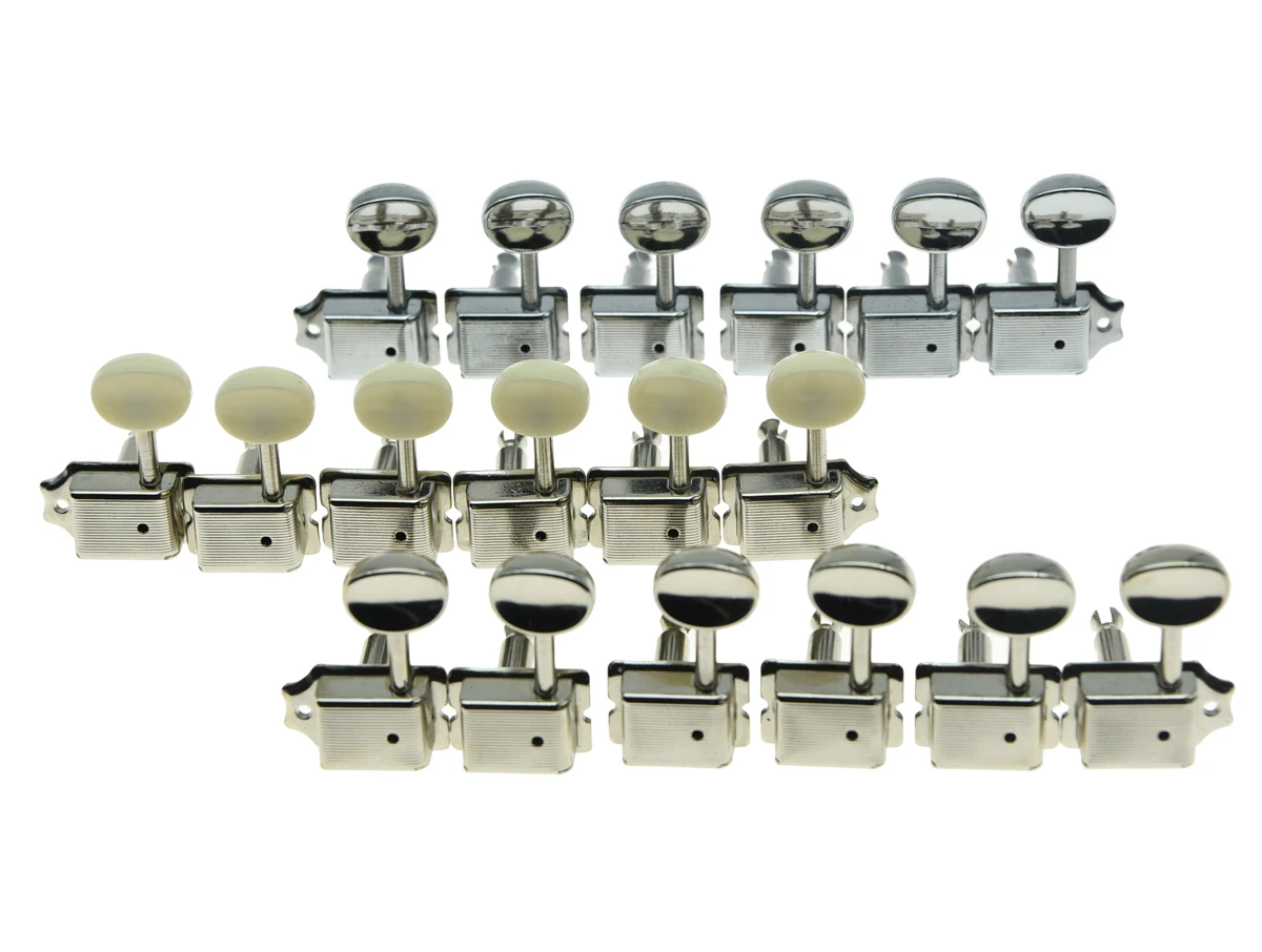 KAISH Lefty Split Shaft Vintage Guitar Tuning Keys Tuners Machine Heads for Strat TL 3 Colors
KAISH Lefty Split Shaft Vintage Guitar Tuning Keys Tuners Machine Heads for Strat TL 3 Colors