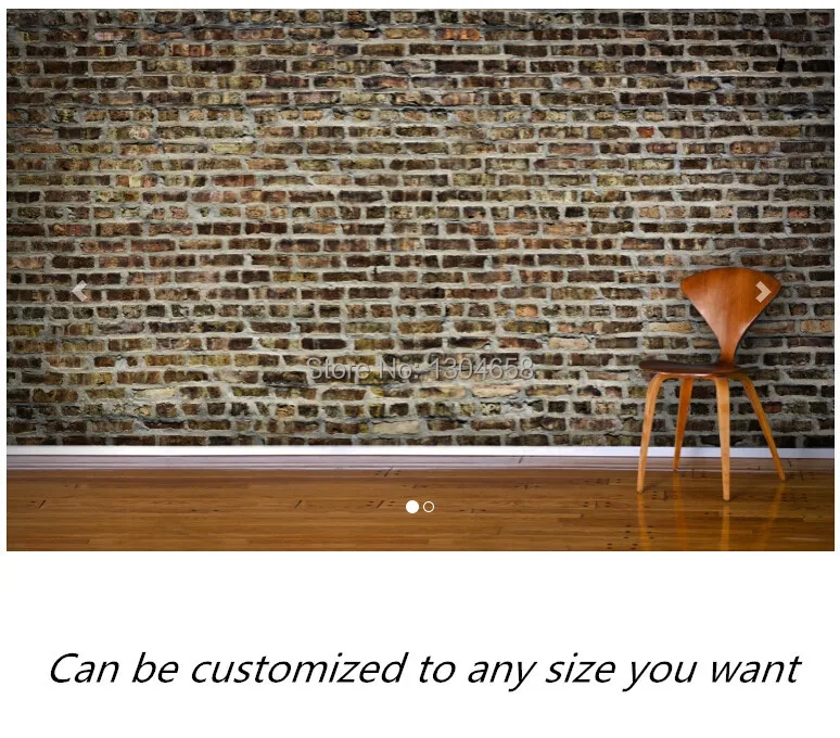 Free shipping custom murals Decaying Brick Wallpaper Wall Mural sofa bedroom TV backdrop wallpaper | Обустройство дома
