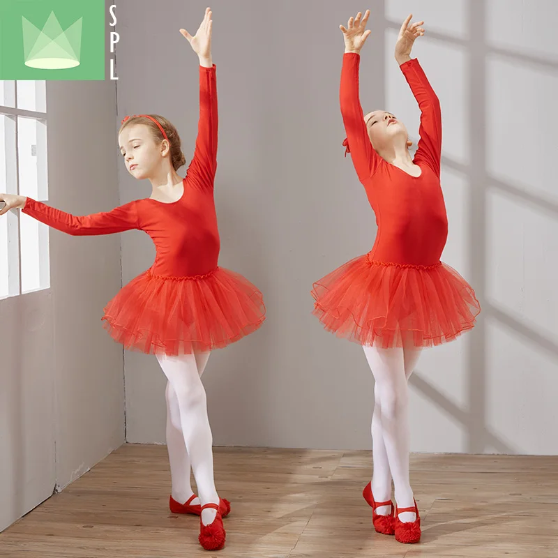 Children's Ballet Dancing Skirt Long Sleeved Kids Dance Practice Dress Girls Baleet Dancing Clothes Girls Lace Costume B-4640
Children's Ballet Dancing Skirt Long Sleeved Kids Dance Practice Dress Girls Baleet Dancing Clothes Girls Lace Costume B-4640
