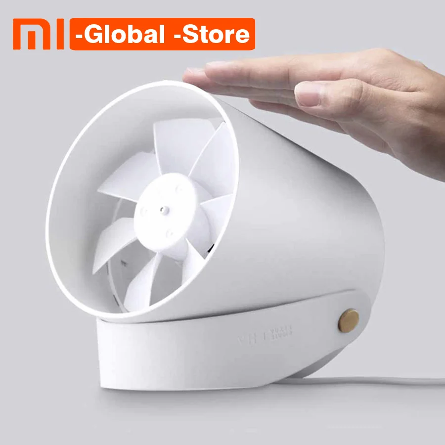 Оригинальный Xiaomi Mijia VH мини USB Настольный вентилятор с сенсорным выключателем 2