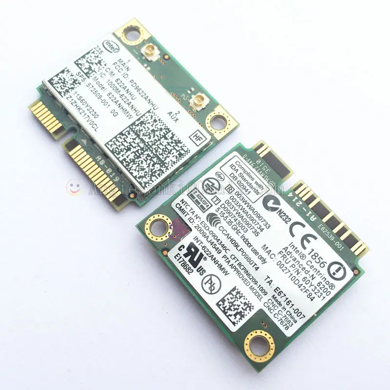 6200AGN DUAL BAND 2.4/5Ghz WiFi CARD 60Y3231/ 572509-001 for Lenovo Thinkpad X200 X200S X201 X201i X201s X201 T400 T500 W500 HP
6200AGN DUAL BAND 2.4/5Ghz WiFi CARD 60Y3231/ 572509-001 for Lenovo Thinkpad X200 X200S X201 X201i X201s X201 T400 T500 W500 HP