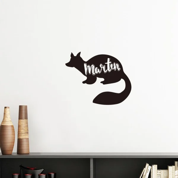 Marten Black And White Animal Silhouette Removable Wall Sticker Art Decals Mural DIY Wallpaper for Room Decal
Marten Black And White Animal Silhouette Removable Wall Sticker Art Decals Mural DIY Wallpaper for Room Decal