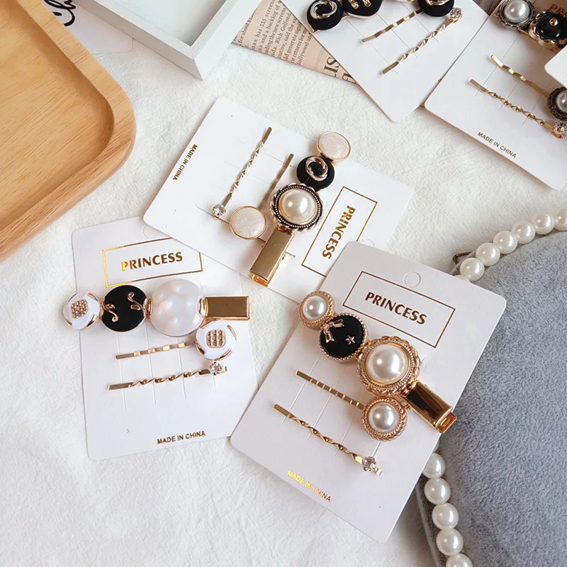 Retro baroque 3pcs Korean fashion hair pin set bangs hair clips combination barrette pearl flower crystal japan accessories H34
Retro baroque 3pcs Korean fashion hair pin set bangs hair clips combination barrette pearl flower crystal japan accessories H34