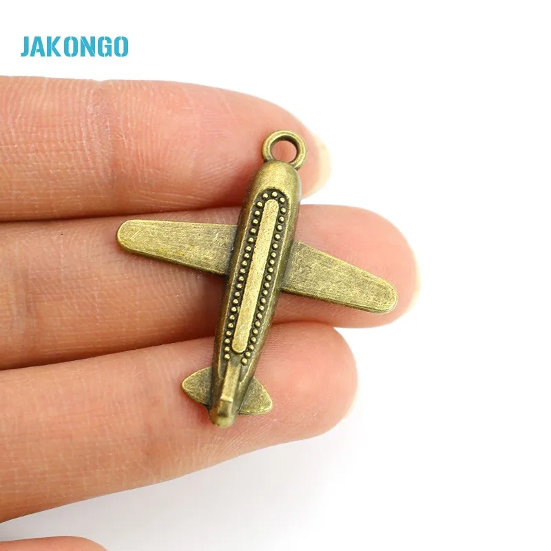10Pcs Antique Bronze Plated Plane Charms Pendants for Jewelry Making Necklace Bracelet Jewelry Accessories DIY Craft 35x31mm
10Pcs Antique Bronze Plated Plane Charms Pendants for Jewelry Making Necklace Bracelet Jewelry Accessories DIY Craft 35x31mm