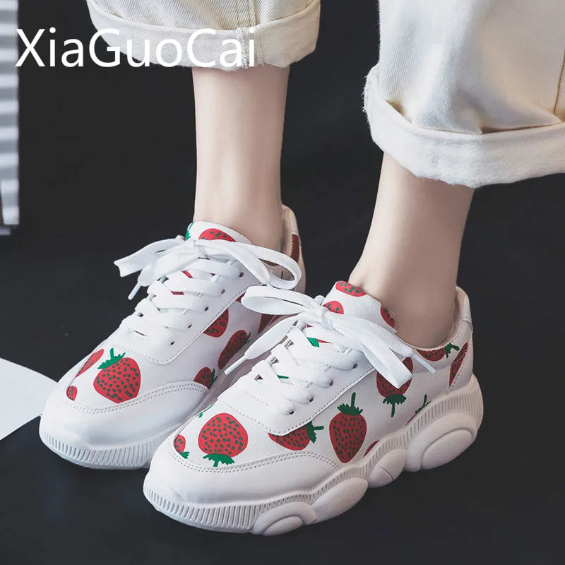 Strawberry Women Casual Shoes Net Red 2019 Spring New Arriva Female Canvas Shoes Women's White Sneakers Shoes
Strawberry Women Casual Shoes Net Red 2019 Spring New Arriva Female Canvas Shoes Women's White Sneakers Shoes