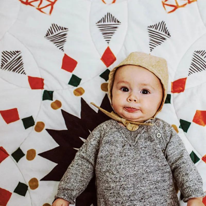 2018 New Moroccan Geometry Baby Game Pad Cotton Baby Crawling Blanket Children Blanket Carpet Children's Room Decoration 90*90cm
2018 New Moroccan Geometry Baby Game Pad Cotton Baby Crawling Blanket Children Blanket Carpet Children's Room Decoration 90*90cm