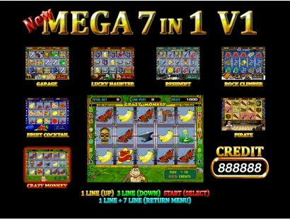 Новая игра Mega 7 в 1 40-96% для казино 
Новая игра Mega 7 в 1 40-96% для казино